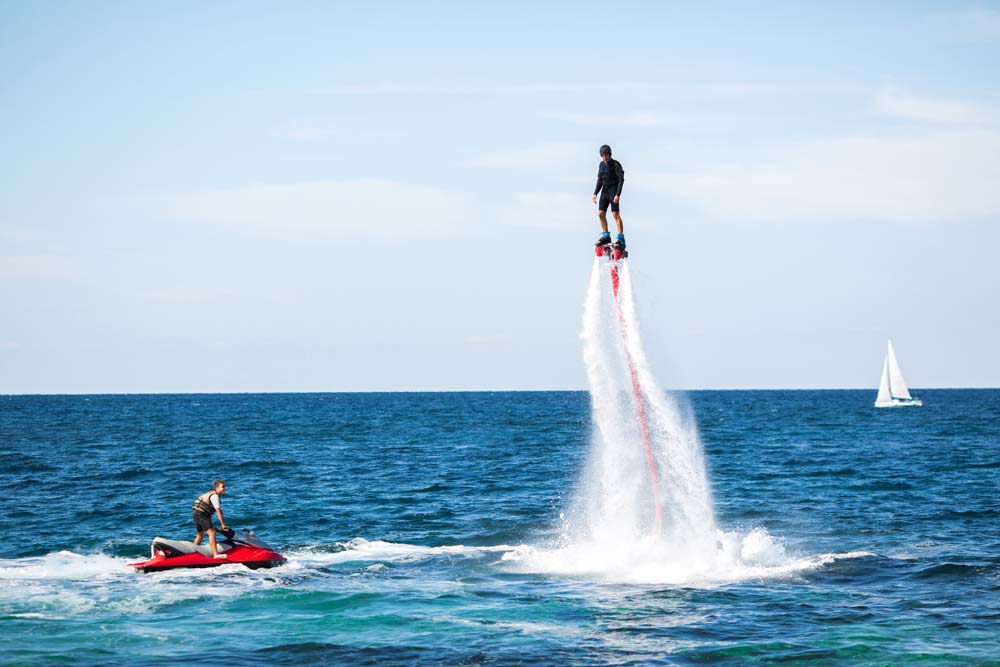 Superyacht, water sports